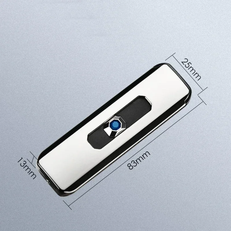 USB Electric Lighters Windproof USB Rechargeable Touch Windproof Cigarette Accessories Electric Lighter Portable Encendedor