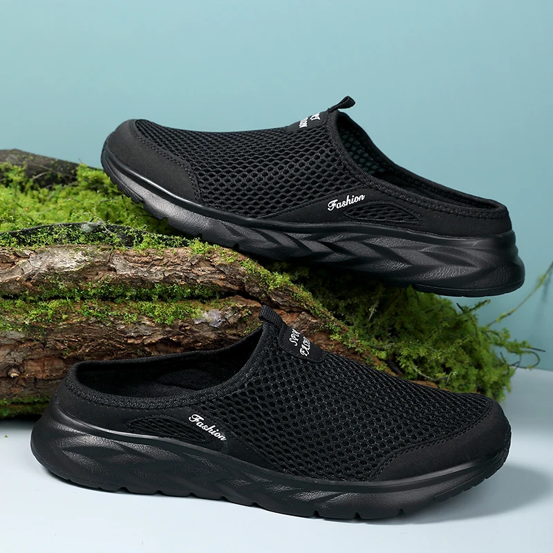 YRZL Zapatillas cómodas para caminar para hombre, zapatos atléticos ligeros y transpirables, mocasines informales antideslizantes para deportes al aire libre