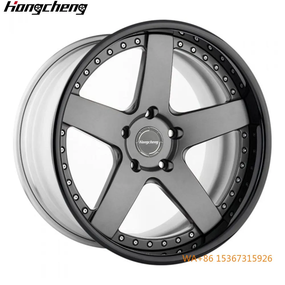 

Hot Wholesale 3 Piece Polished Forged Wheels 5x114.3/5x112 6061-T6 Deep Dish Luxury Sports Car Rims