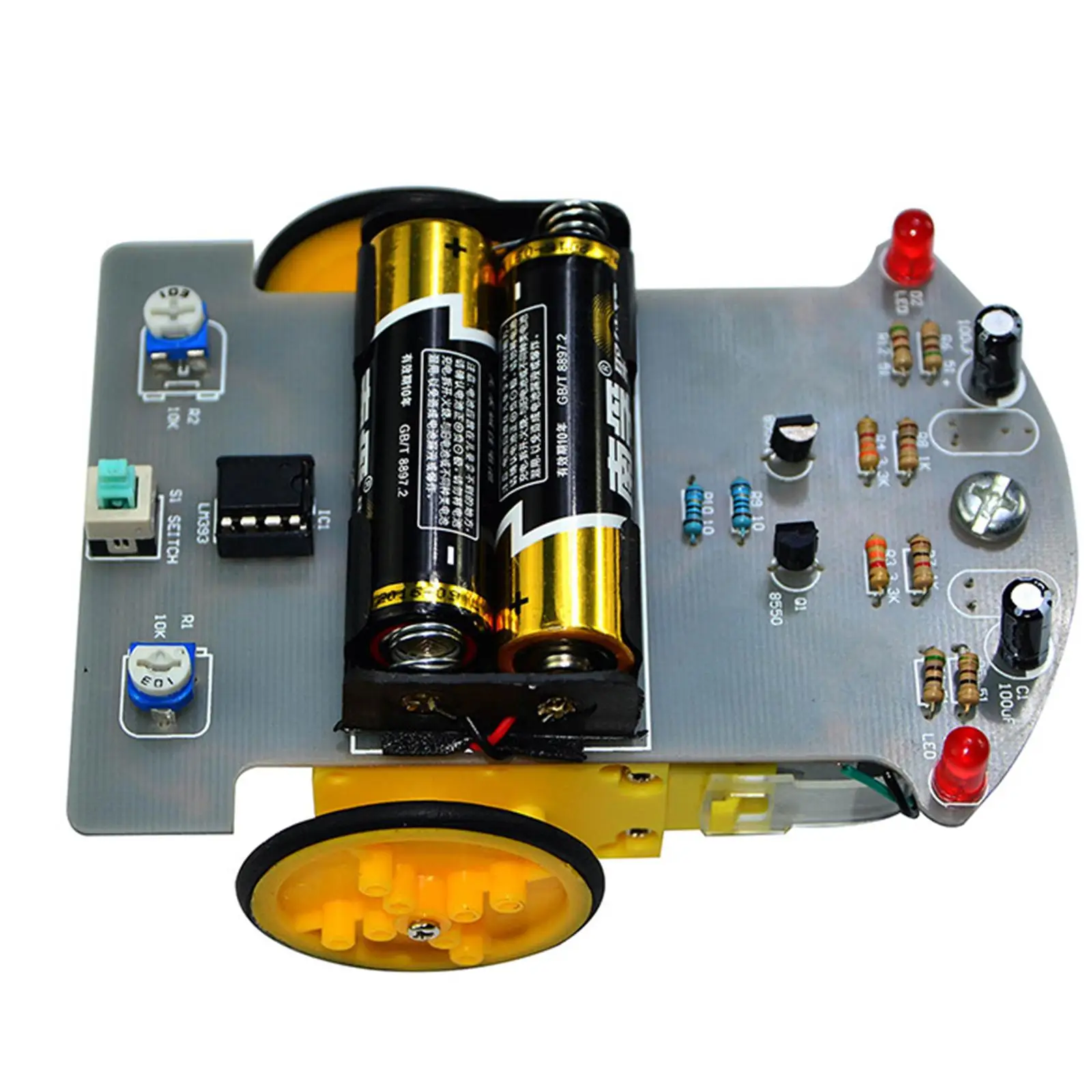 Line Following Car, Intelligent Assemble Kit Soldering, Following Robot