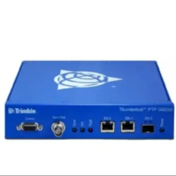 Trimble GM200 Time Server PTP SNMP Web UI CLIT Thunderbolt PTP GM200