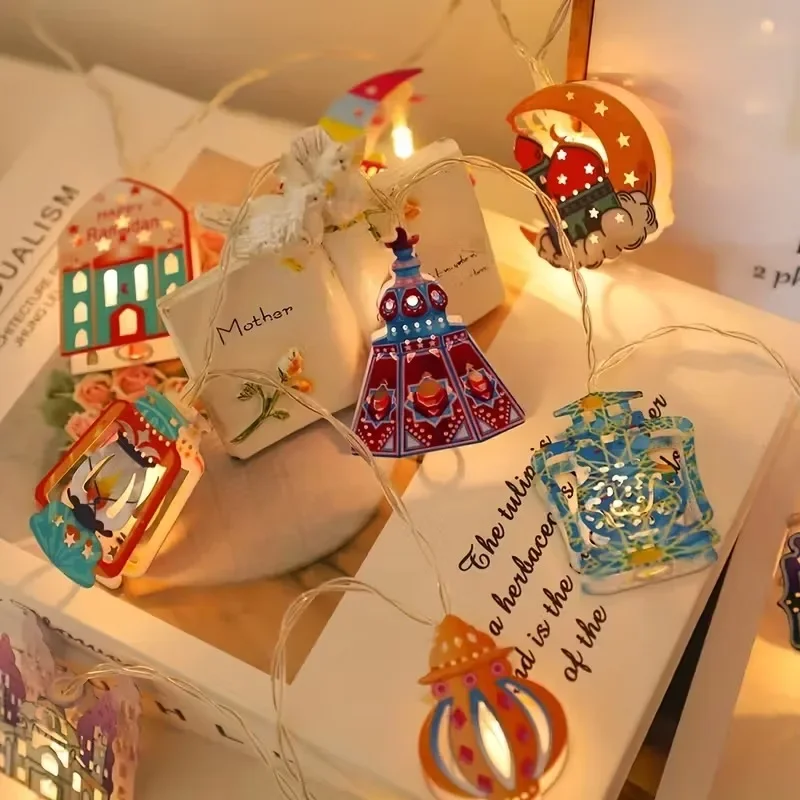 الإبداعية النفط مصباح القمر القلعة أضواء LED رمضان عيد مهرجان إسلامي هدية مسلم ديكور المنزل عطلة زينة زخرفية #3