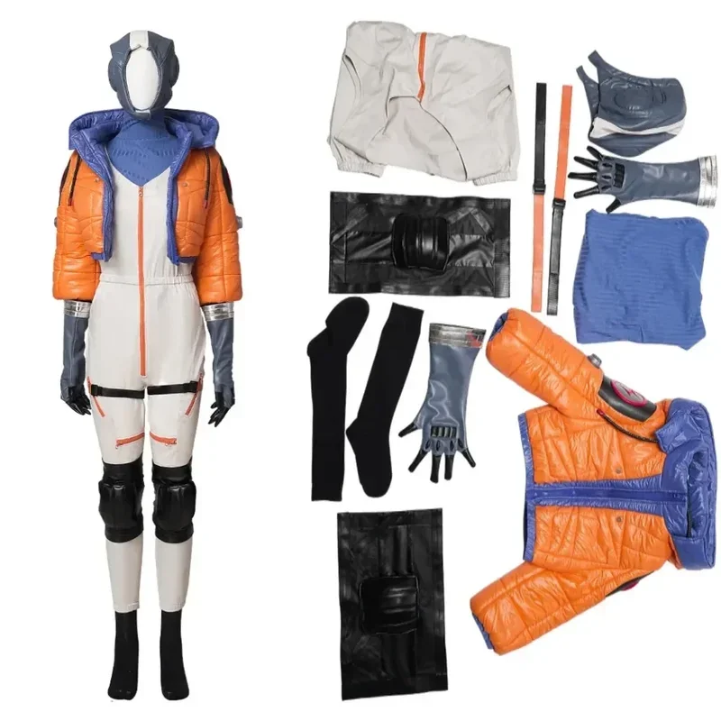 

FC6Apex Legends Wattson Cosplay Costume Natalie Paquette Evil Spirit Skin Coat Jumpsuit Accessories Sold Separately Custom @FC8！