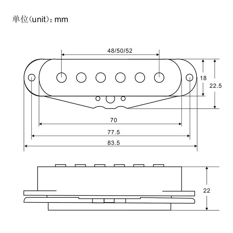 1 SET for Fende ST Electric Guitar Pickups SSS Single Coil Magnet Ceramic Bridge Middle And Neck Guitars Parts White