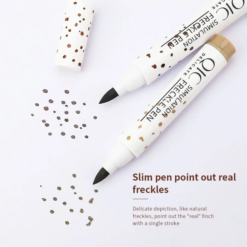 Beauty Lifelike Faux Freckle Pen Makeup Tattoo Natural Simulation Face Spot Pen Wodoodporne przenośne narzędzie do makijażu piegów Twarz