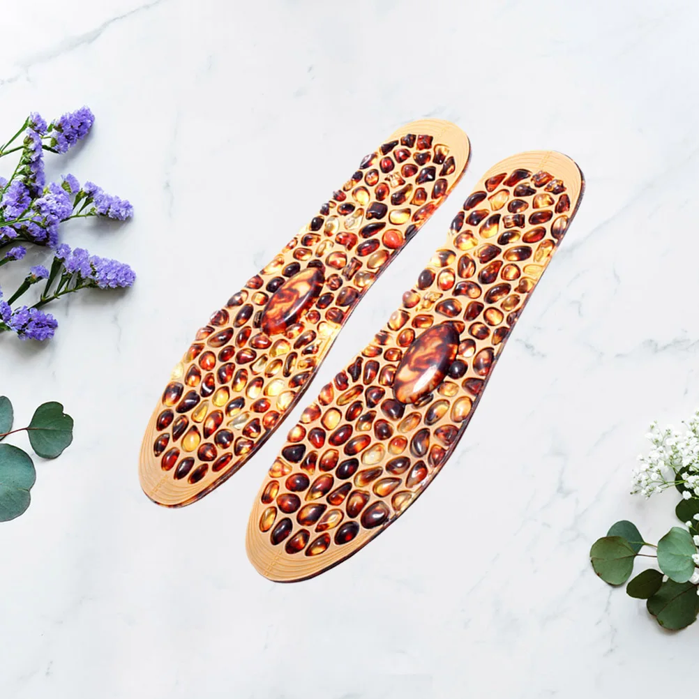 

1Pair Scalable Cobbled Massage Insoles Health Care Pedicure Insoles for Elderly Size 35-40 Double Sided Wear Stimulate