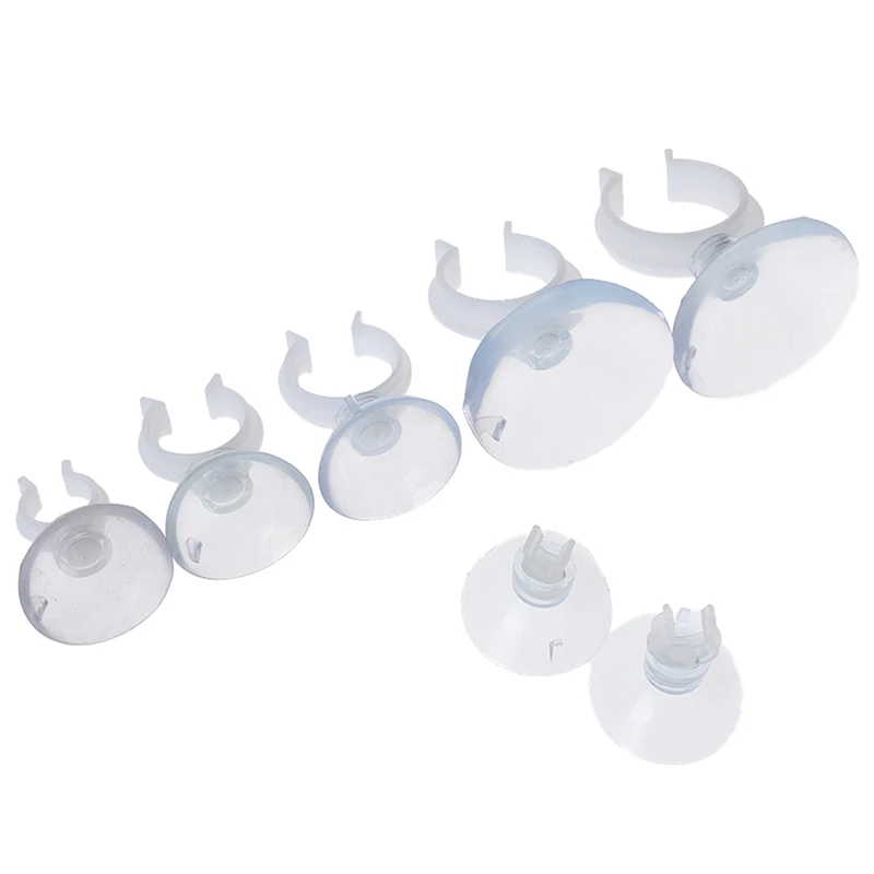 10Pcs Aquarium Fish Tank Suction Cup Sucker Holders For Air Line Tube Hose Pump