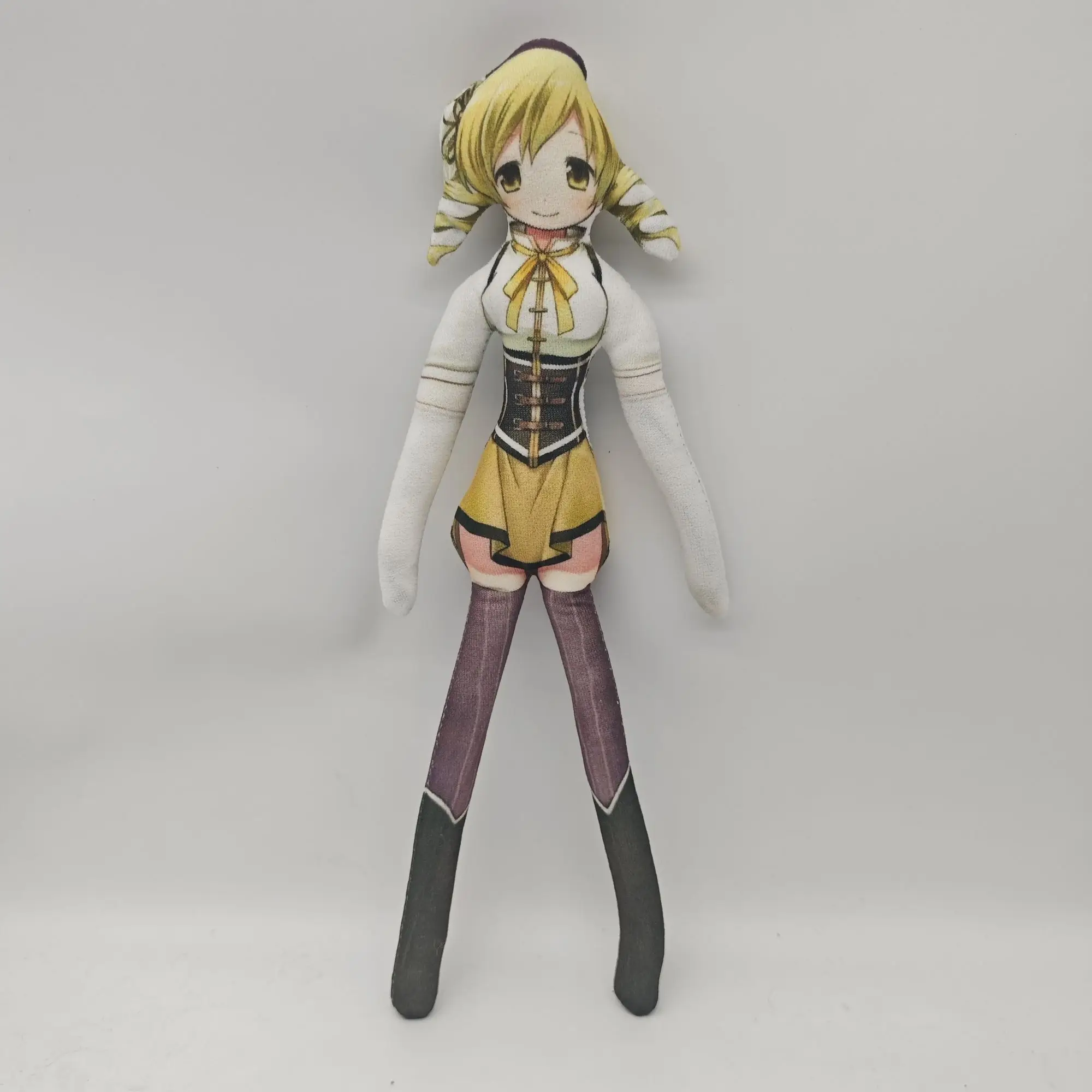 27cm Puella Magi Madoka Magica Anime Plush Doll Sakura Kyoko Kaname Madoka Tomoe Mami Twistable Stuffed Abstract Figure for Part view 6