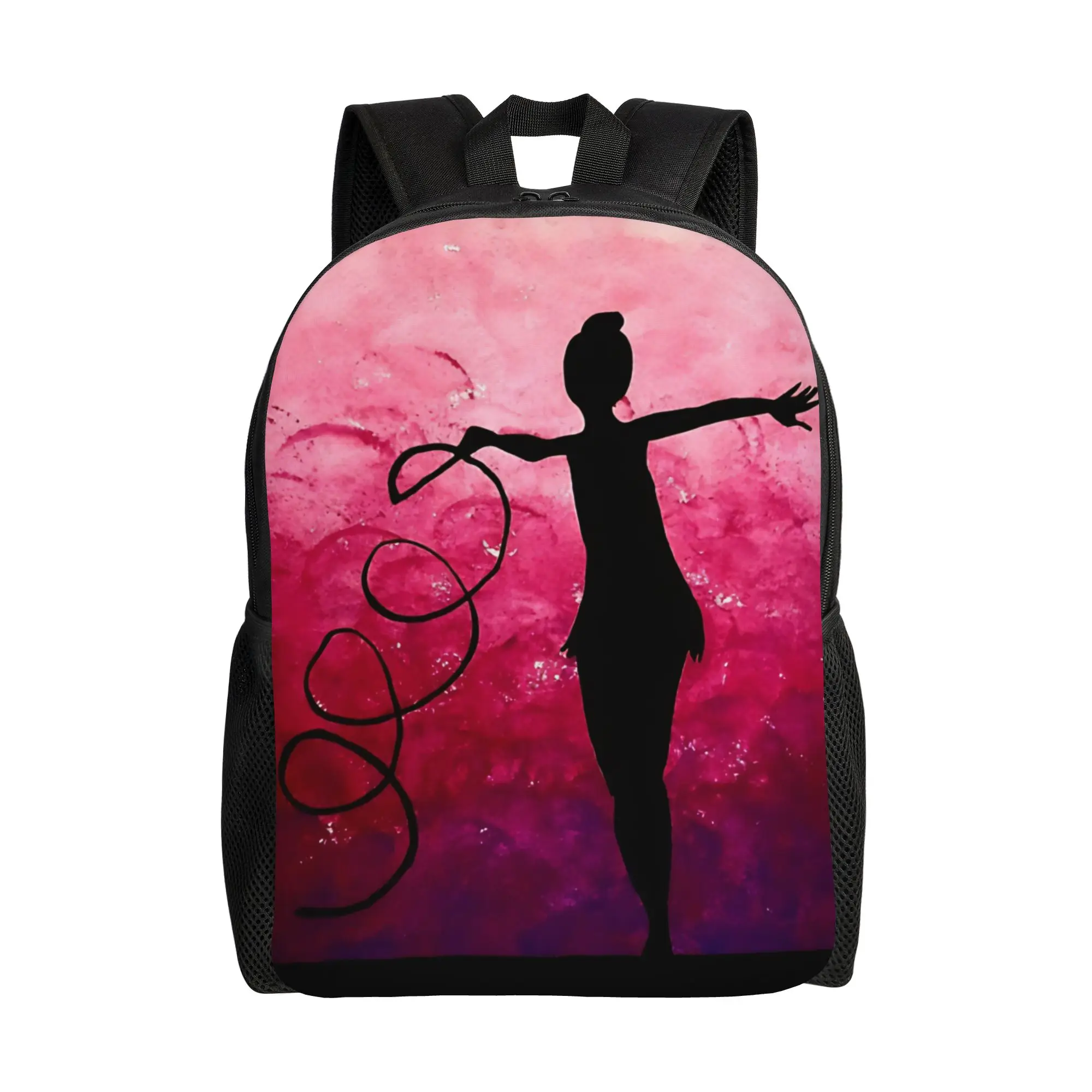 

Rhythmic Gymnastics- Ribbon Backpack Camping Backpacks Women Men Kawaii School Bags High Quality Breathable Rucksack