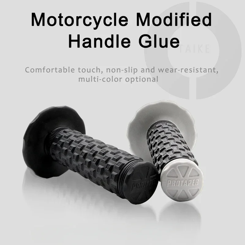 HDE para empuñaduras de motocicleta de 7/8 ", empuñaduras de goma para bicicleta de cross, manillar Mx, almohada, acelerador superior, barra de 22mm, pieza de motocicleta