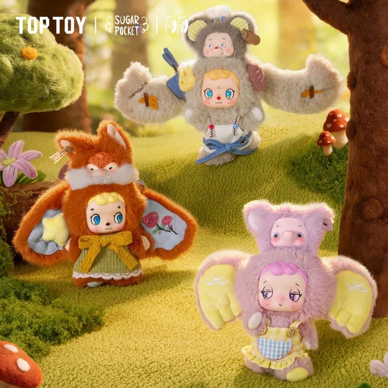 

TOPTOY Celebrity Style FOFO Forest Guardian Series Blind Box Sleepy Lamb Vinyl Plush Doll Sugar Pocket Collectible Gift For Fans