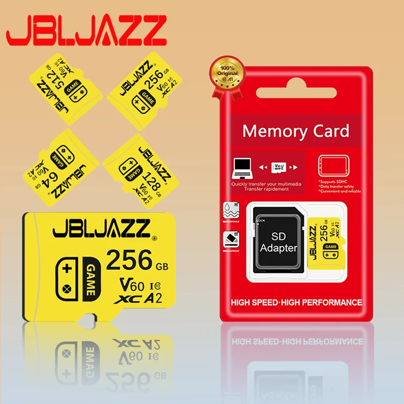 

512GB High Speed Micro SD Card TF Memory for GoPRO DJI Drone Full HD 4K UHD C10 U3 V30 A2 up to 180 MB/s Class 10