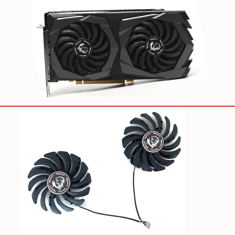 Cooler Fan 87MM PLD09210S12HH 4PIN GPU Fans  For MSI GTX1650 Super 1660 1660Ti GAMING X Graphics Card Fan