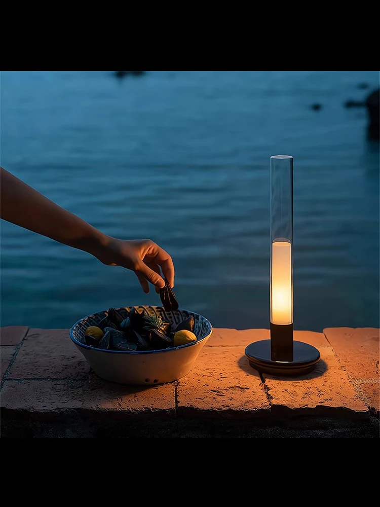 スペイン中世風フランス風サンタレトロダイニングテーブル充電式キャンドルテーブルランプ廊下書斎通路ベッドサイド壁掛けランプ