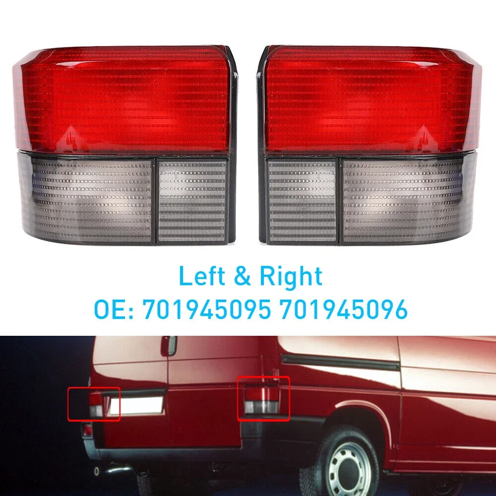 

Для VW Transporter T4 1991-2003 Transporter задний фонарь, крышка заднего бампера, задний фонарь, стоп-сигнал, лампа 701945095 701945096