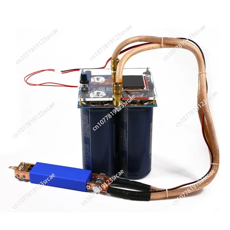 Lithium Battery Spot Welder Farad Capacitor Butt Welder Household Welding Double Pulse Adjustable High Power Spot Welder