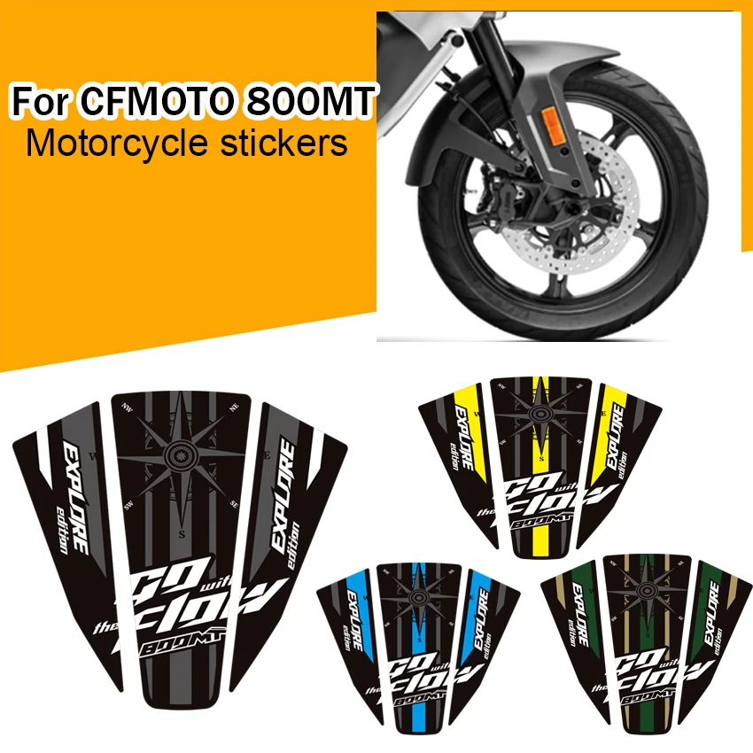 For CFMOTO CM MOTO 800MT 800 MT 2022 2023 2024 Motorcycle Stickers Fender Windshield Tank Pad Knee Grip Protection