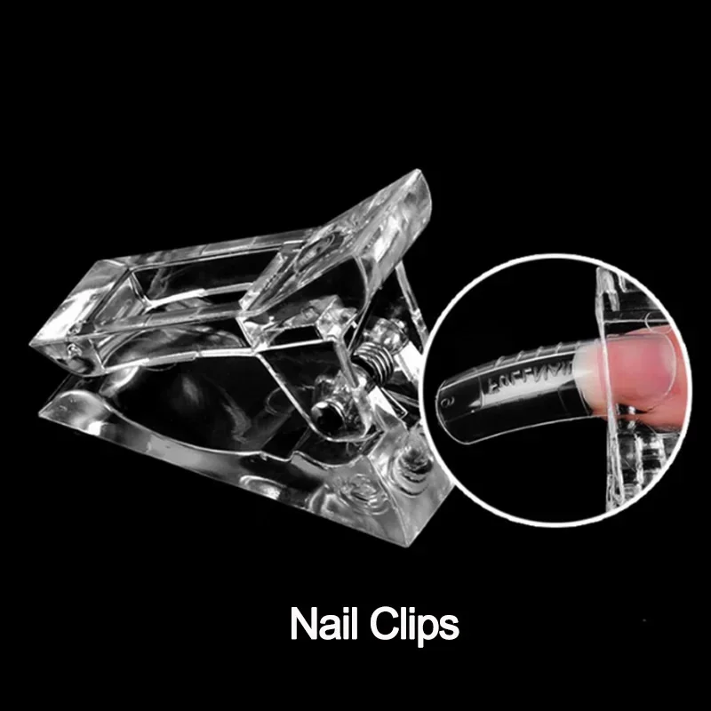 Nail Art Acrylic Nail Tips Full Set Fake Finger UV Gel Polish Quick Fake Nail Tips Manicure Tools Nail Art DIY Tool Kit