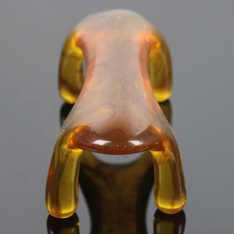 Massage dog amber-colored dog back abdomen waist leg massager home handheld meridian health care