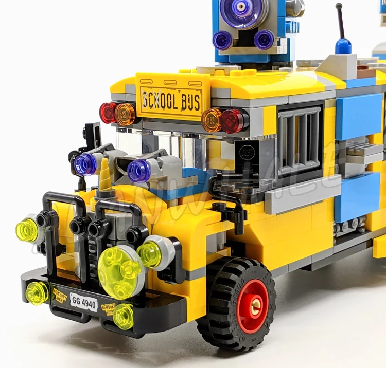 689pcs Hidden Side Paranormal Intercept Bus 3000 School Ghost Command Center 11462 Building Block Toys Compatible With Model