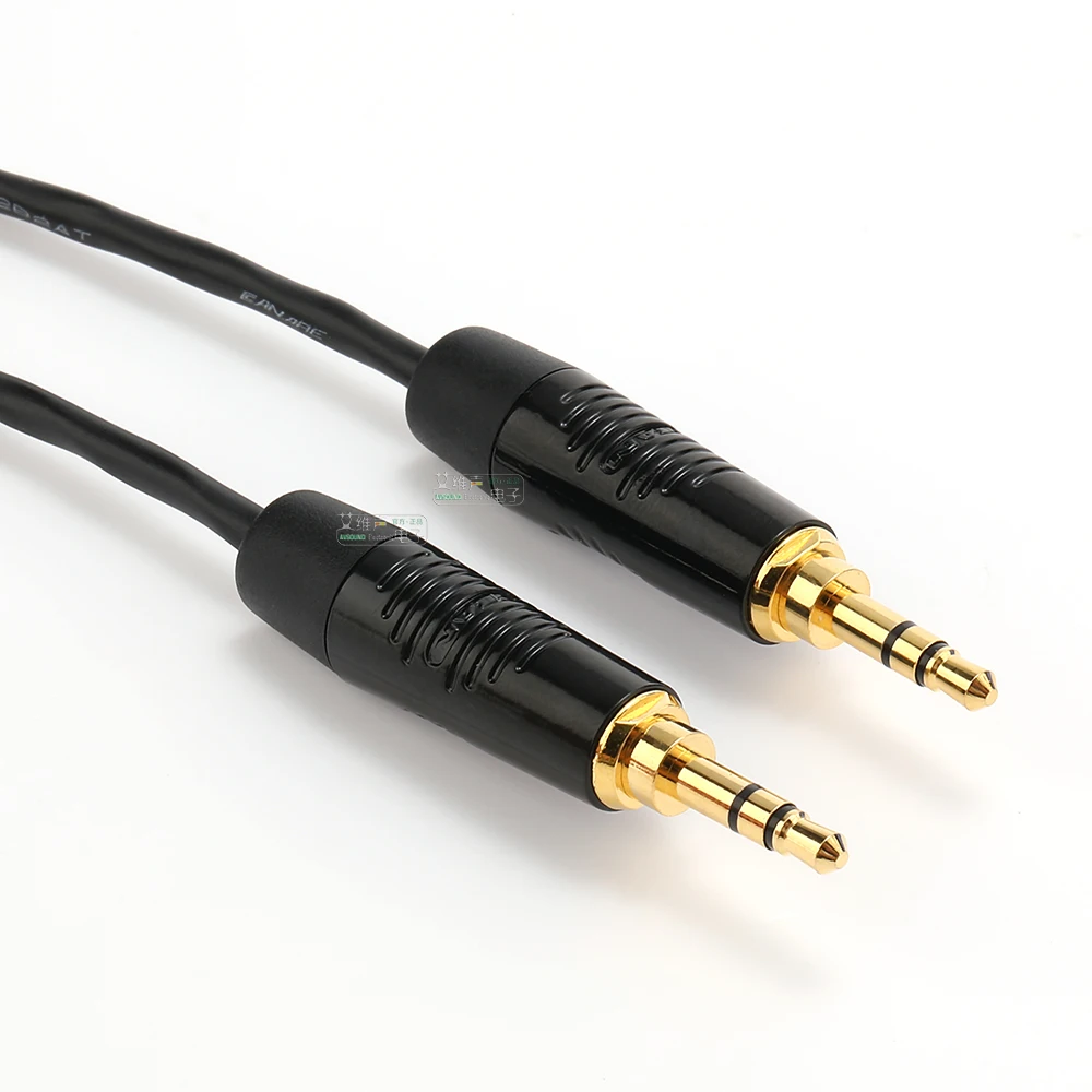 REAN Schwarze Hülle Vergoldeter/Versilberter Schweißstecker RTP3C-B Kleiner 3-Poliger 3,5mm Stereo-Kopfhörer Audio-Verstärker Geräteanschluss – Detail 13