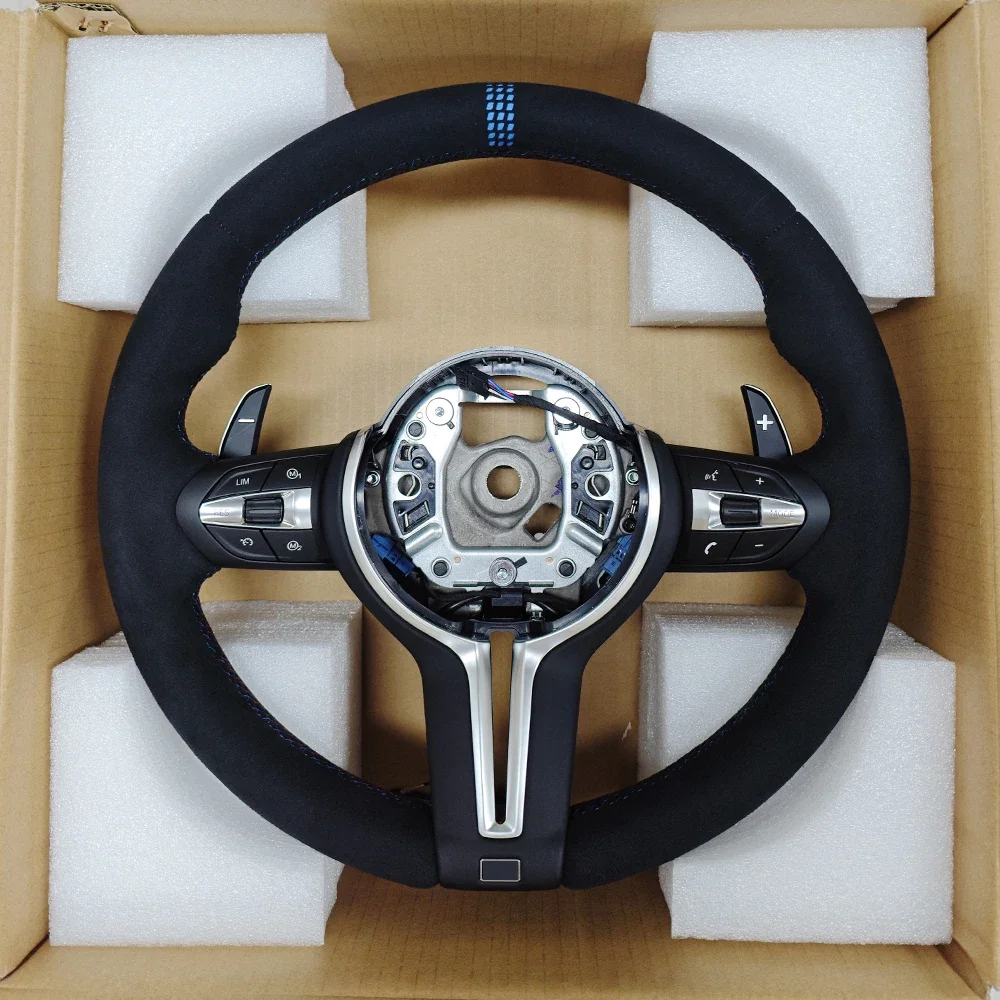 Carbon Trim M Sport Steering Wheel for BMW CS Style With Alcantara F10 F20 F21 F22 F30 F31 F32 F36 M2 F87 M3 F80 M4 F82 F15 F16 - Image 6