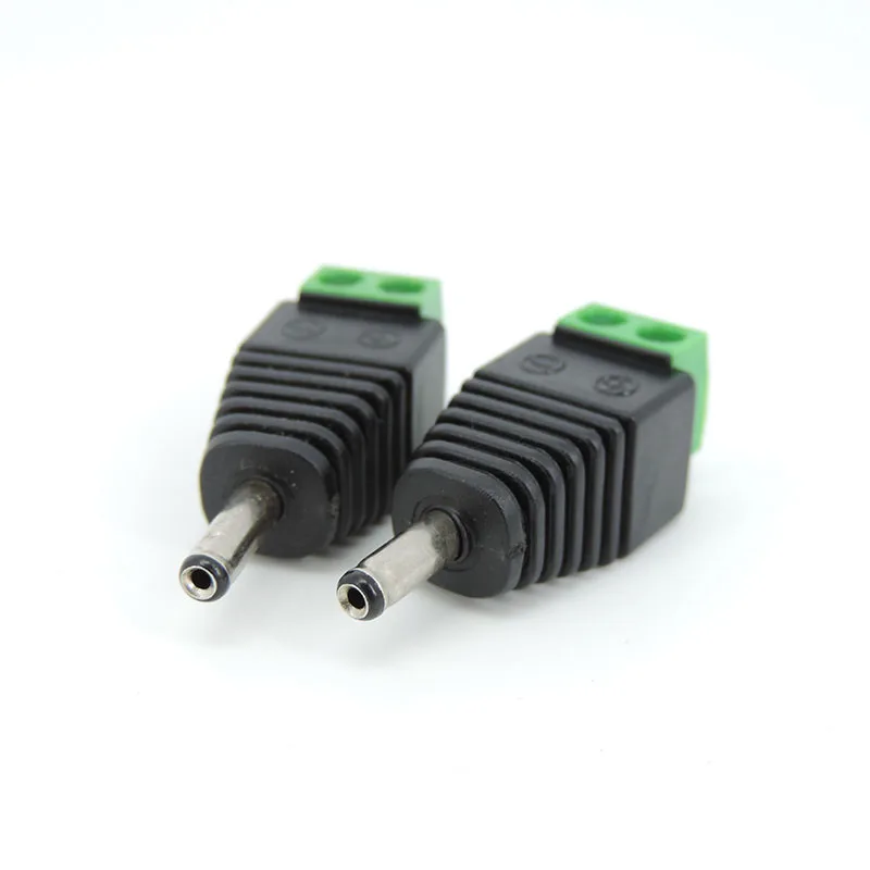 1/5pcs DC male female jack cctv cable Connector 5.5 x 2.1MM 5.5*2.5MM 3.5*1.35MM Power plug terminal Adapter for ip camera