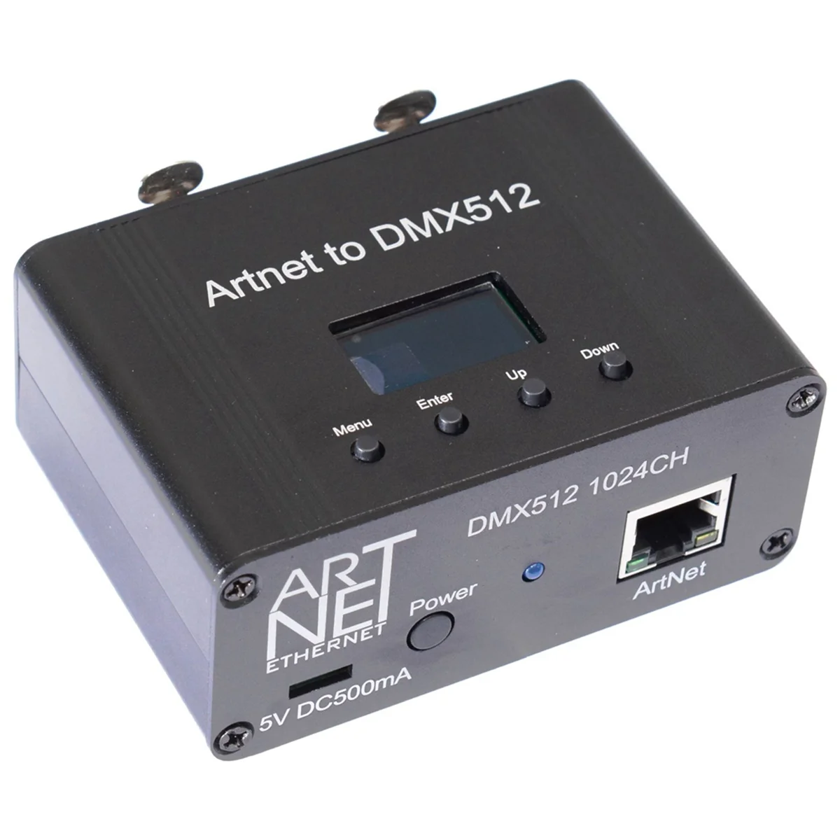 Interfejs sterownik oświetlenia ArtNet DMX 512 Ethernet, wszechświat 2