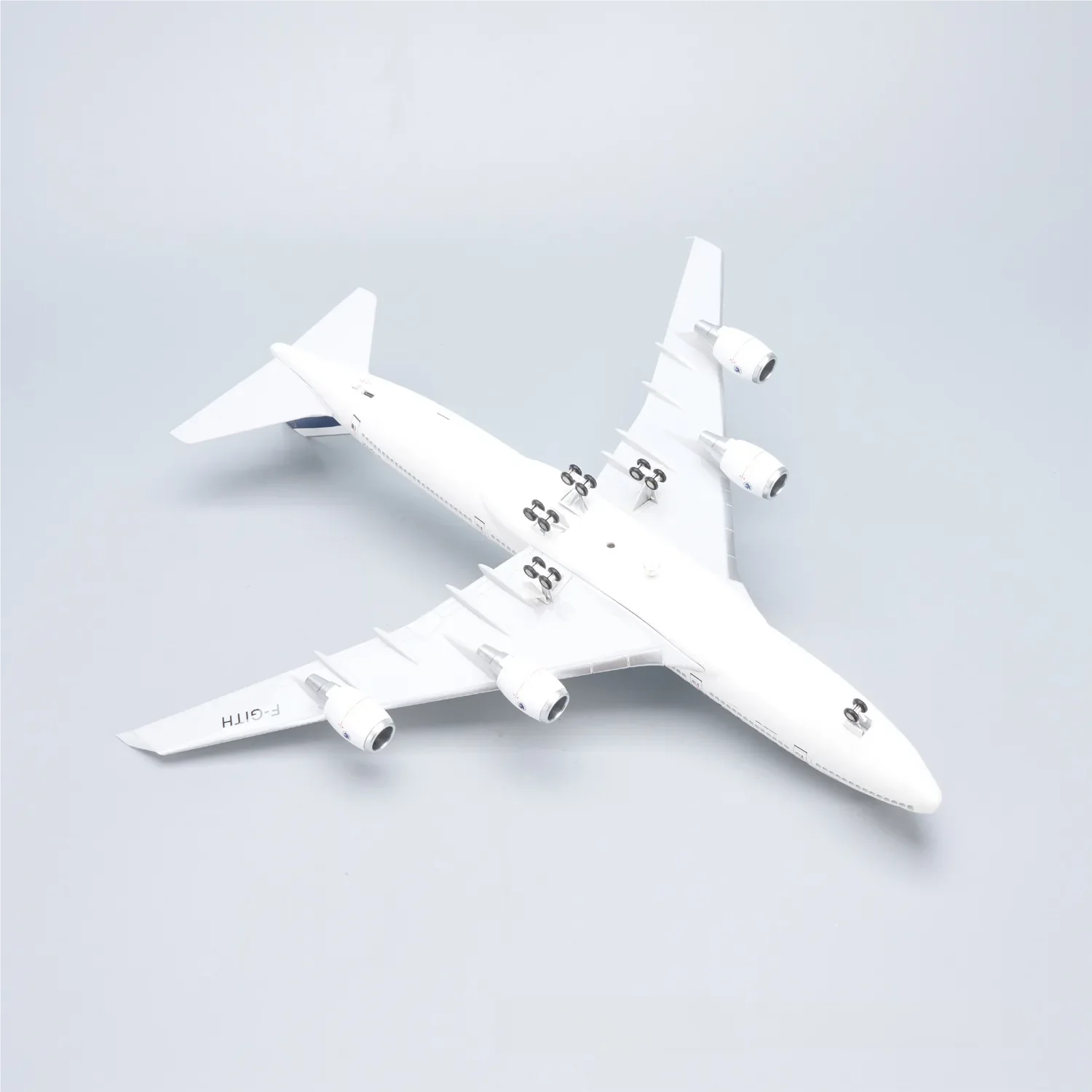 47cm Model Aircraft B747 Air France Resin Diecast 1/150 Scale Airplane Models Cabin Door Openable For Adults Aviation Hobby Gift