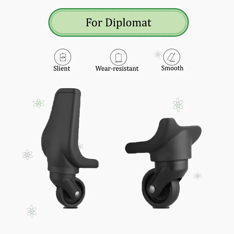 

Аксессуары для колес чемоданов Diplomat W-014 Upgrade Edition - амортизирующие и бесшумные - идеальный спутник в путешествиях