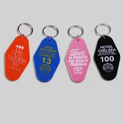 Rock Band Punk Keychain Retro Hotel Travel Memorial Gift Keychain Bag Pendant Fan Music Lover Accessories