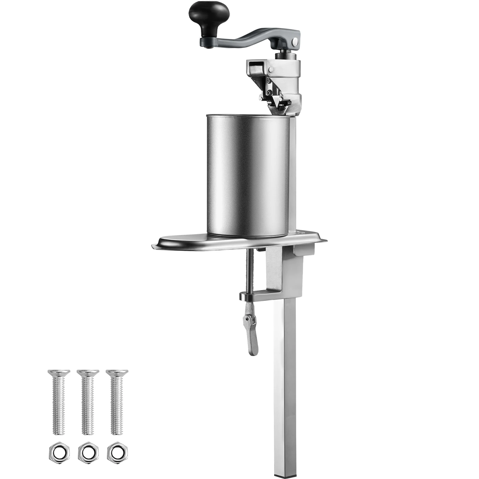 

SucceBuy Manual Can Opener Commercial Table Clamp Opener for Large Cans Can Opener with Base Adjustable Height Industrial Opener