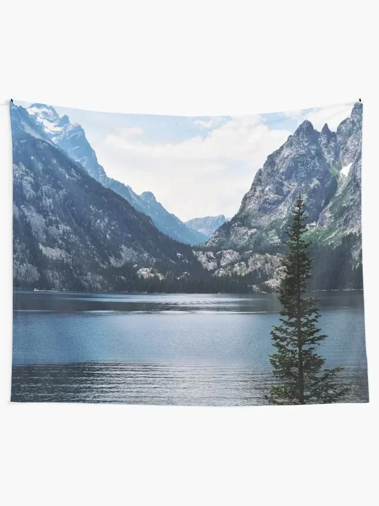 

Blue Lake and Mountains Tapestry Christmas Decoration Room Decor Home Decoration Accessories Wall Decoration Items Tapestry