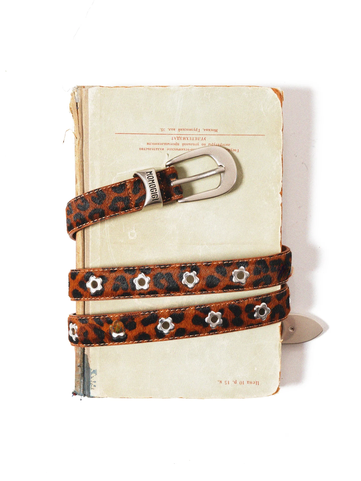 momogigi-original-design-leopard-print-heart-head-layer-cowhide-hair-belt-women's-fashion-accessory-floral-hole-belt