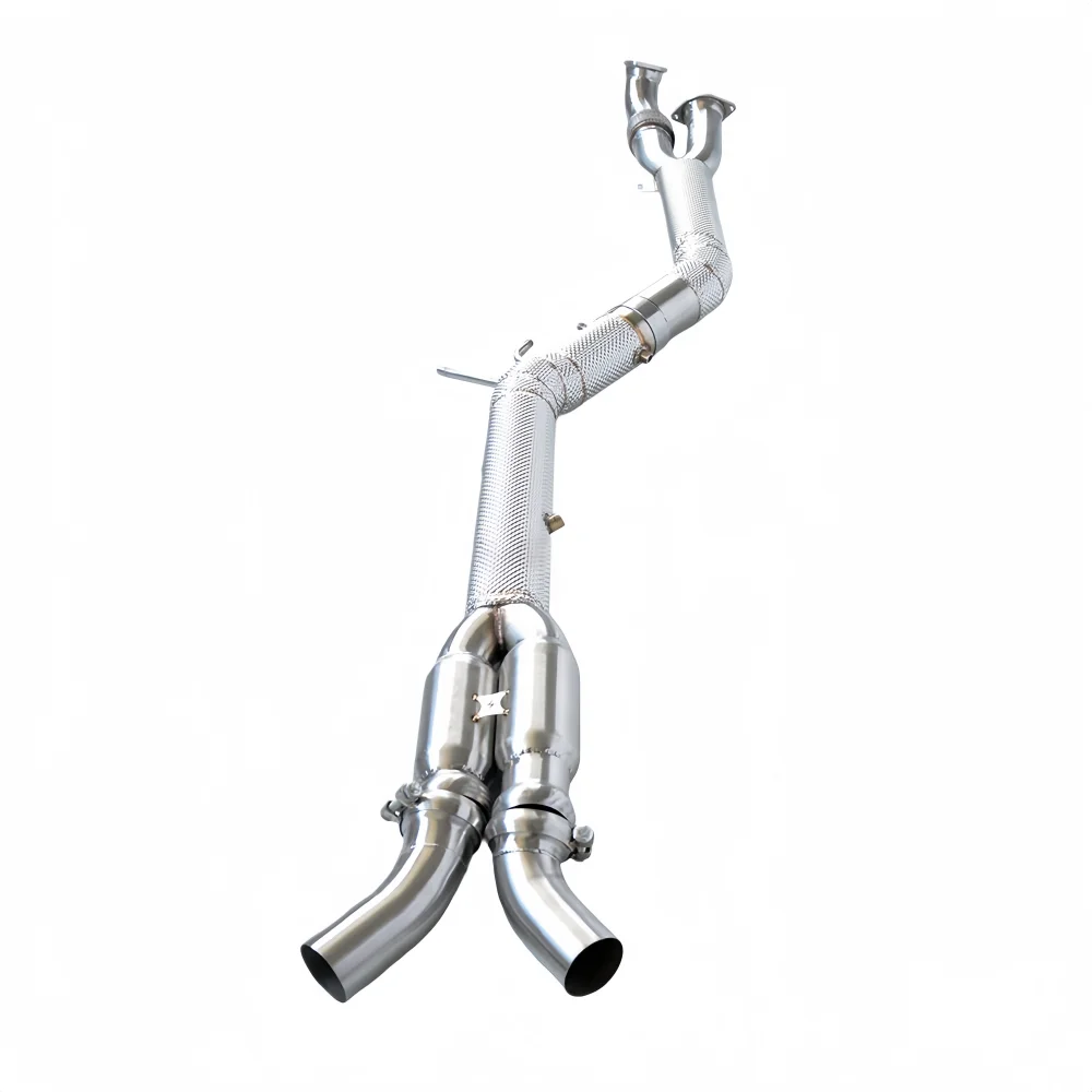 

Equal Capacity Universal Exhaust Middle Pipe Muffler for BMW M2/M2C G87 3.0T 2021-2023 Stainless Steel 1.5mm Mid Pipe