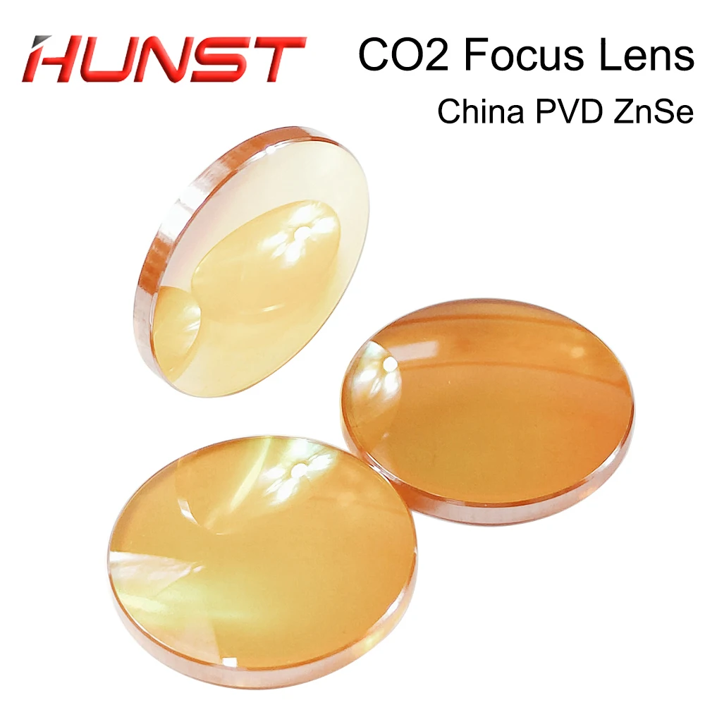 Hunst China CO2 ZnSe Focus Lens Dia.12 18 19.05 20mm FL38.1 50.8 63.5mm for Laser Engraving Cutting Machine Spare Parts