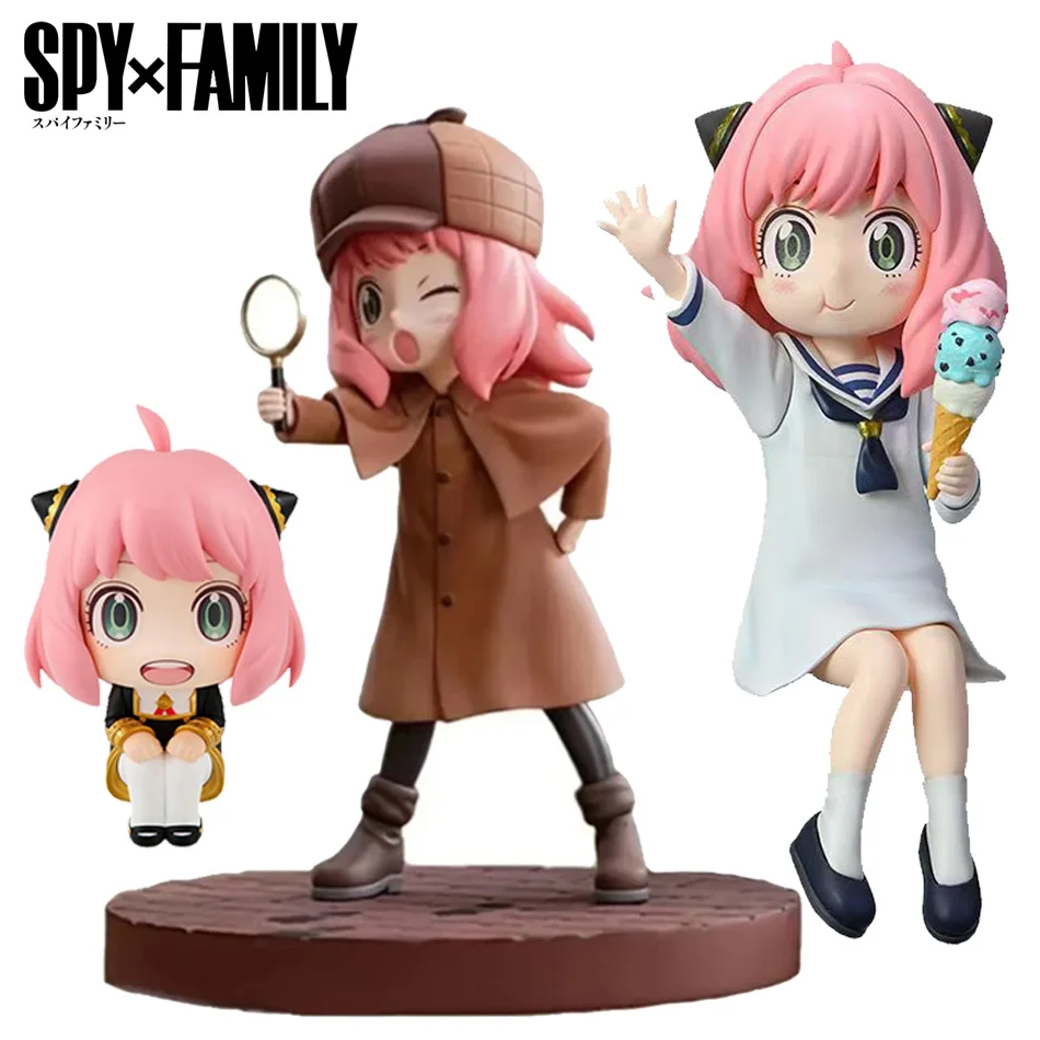 15CM Anime-Figur SPY×FAMILY Anya Yor Forger Actionfigur PVC Tischdekoration Figur Modell Spielzeug Geschenk für Kinder Geschenkpuppe