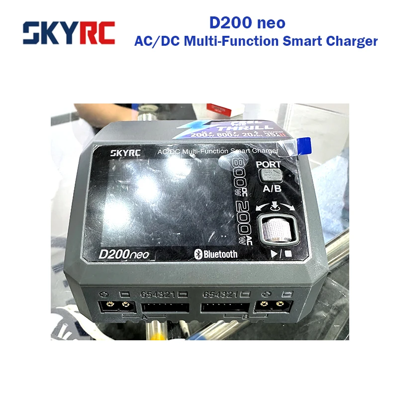 NEW SKYRC D200neo Charger Balance Charger Discharger Multi-Function Smart Charger AC 200W DC 800W 1-6S Lipo Battery