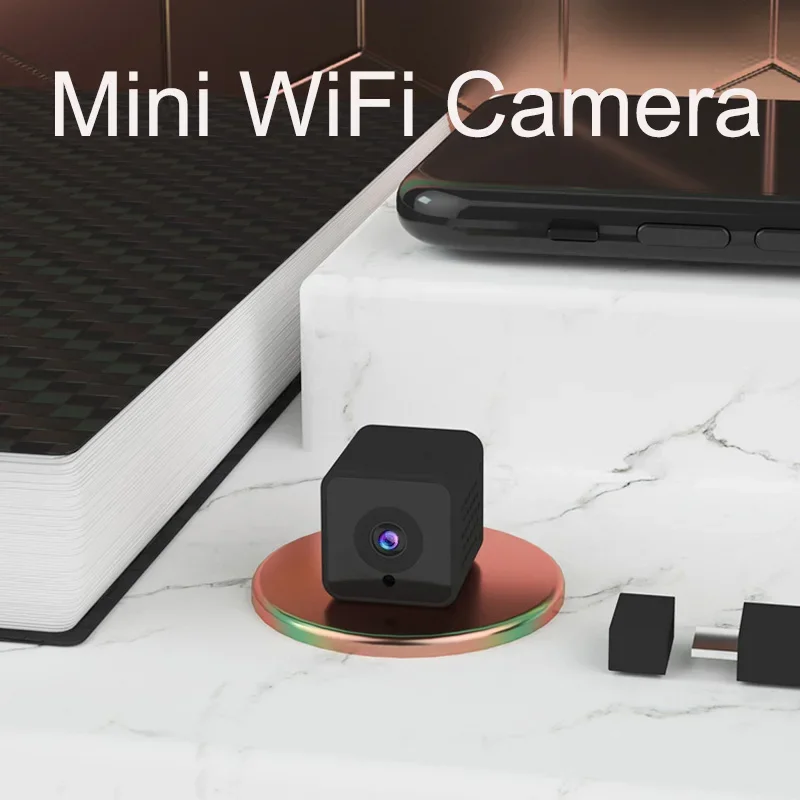 Mini WiFi Wireless Smart Home Device Cam, Invisible Night Version Camcorder, Motion Detect, Remote Monitor