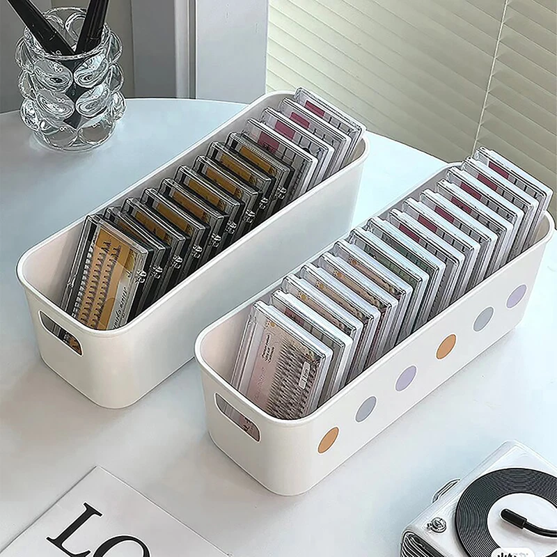 Grafted Eyelash Phone Case Storage Box Multifunctional Cosmetics Organizer Big Capacity Holder Basket Desktop Shelf Stationery.-