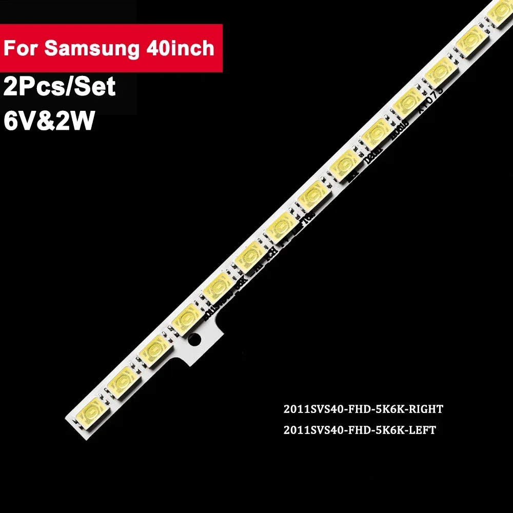 

10 Set 440mm 6V Backlight TV Bar For Samsung 40D 2011SVS40-FHD-5K6K-RIGHT LED TV BN64-01639A UE40D5000PW UE40D5700 UA40D5000