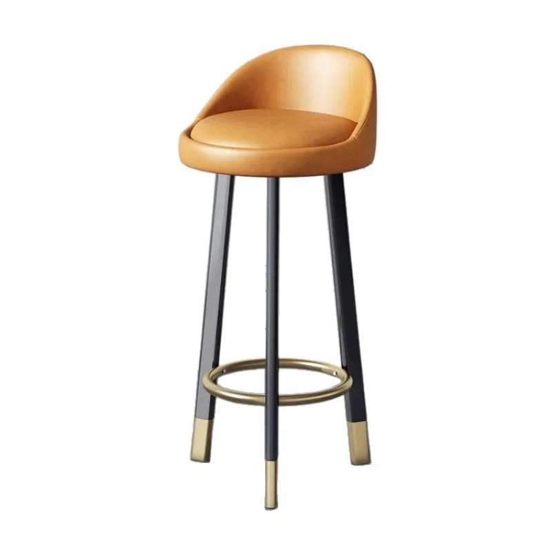 

Light luxury household rotating bar chair backrest lifting stool modern simple