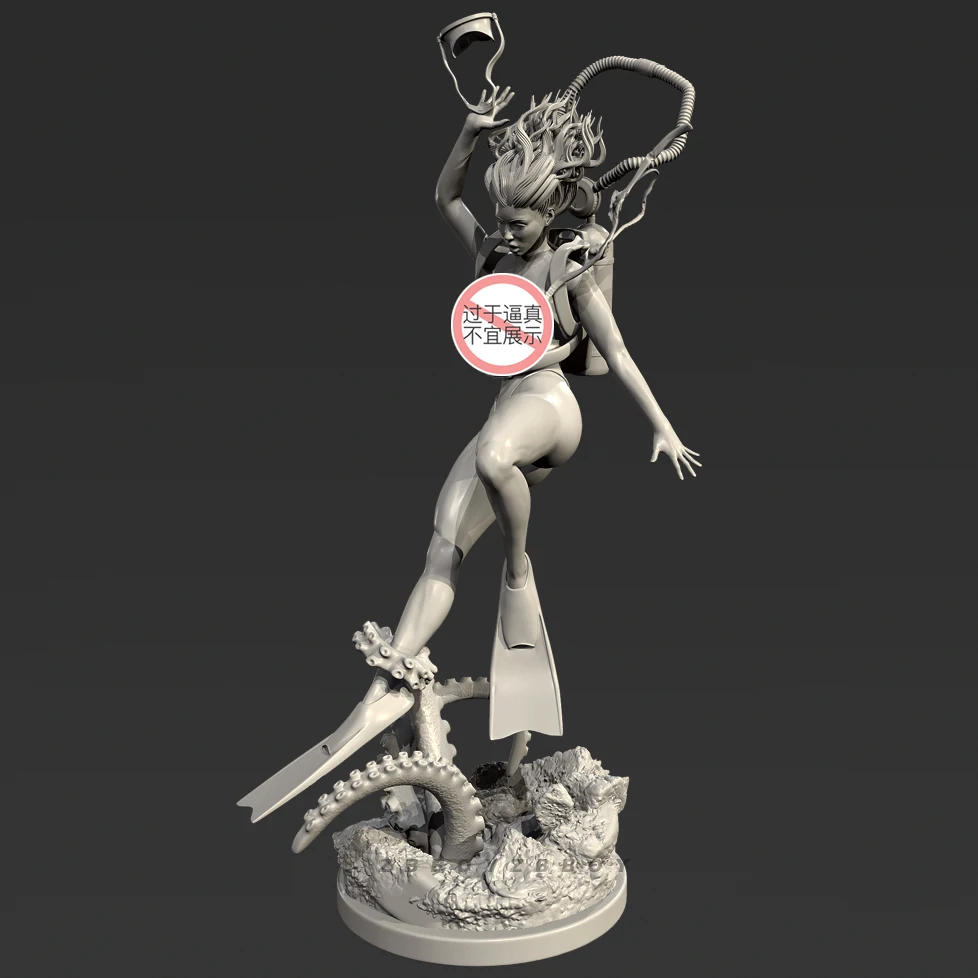 Kits de modelos de soldado de resina de 50mm y 75mm de altura del hombre incoloro y autoensamblado (impresión 3D) TD-7623/3D