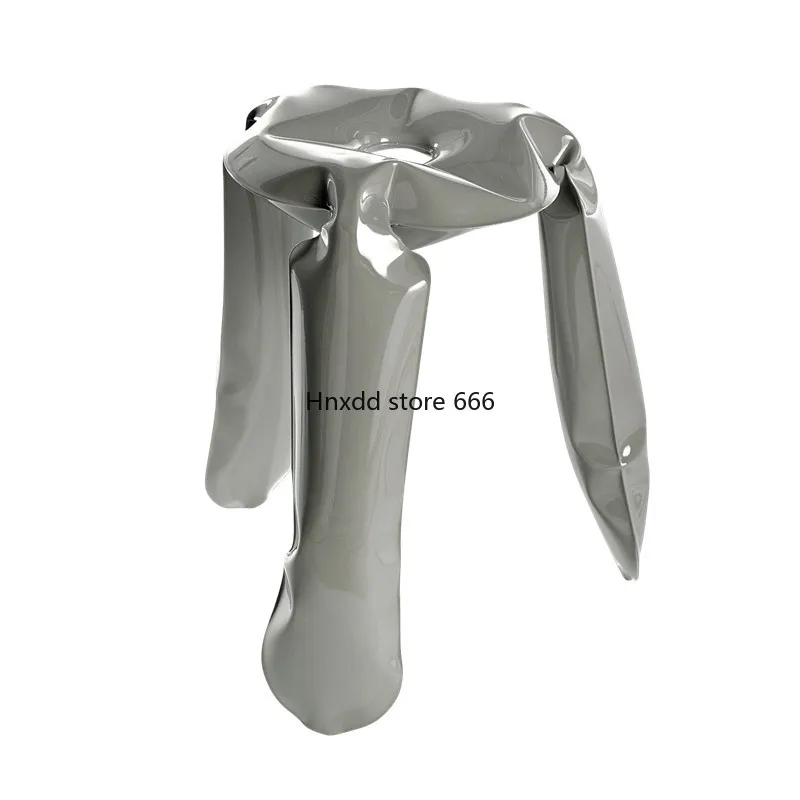 Stainless steel special-shaped inflatable single stool