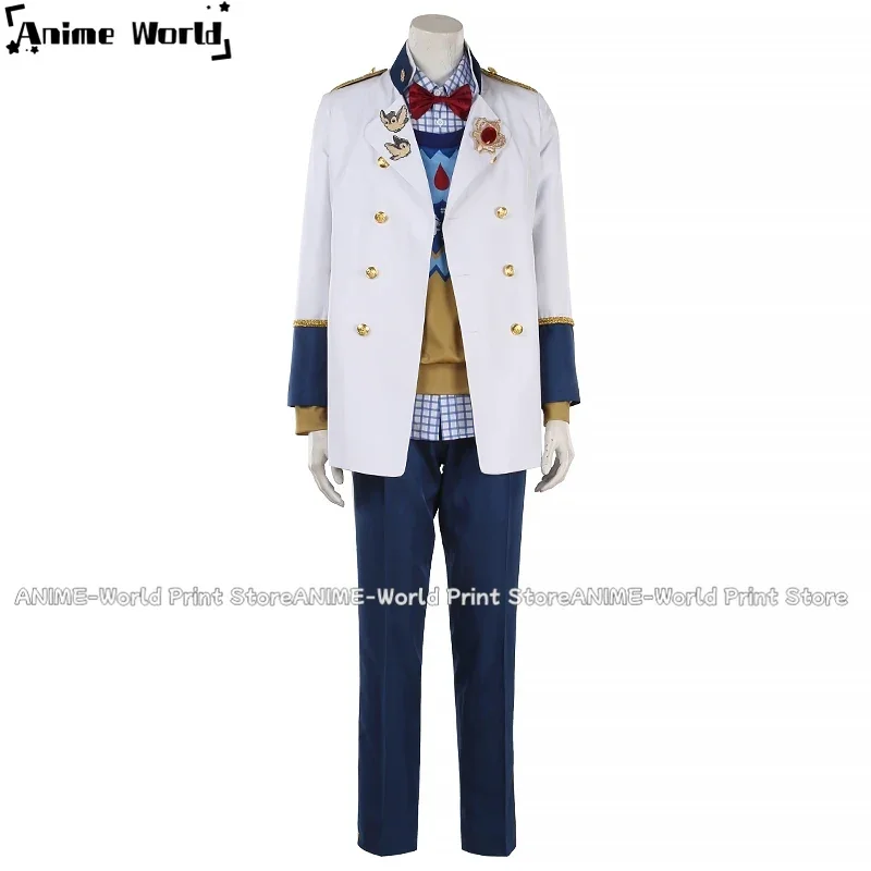 《Custom Size》Game Twisted Wonderland Neige Lubanche Prince Cosplay Costume Cute Party Suit Halloween Carnival