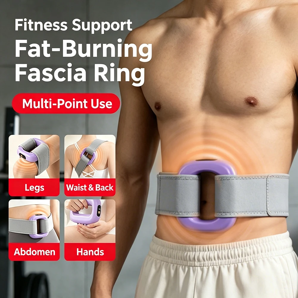 Mini Fascia Massager,Deep Tissue Fascia Release Tool,Adjustable Vibration Charging Muscle Massager,For Multiple Body Location