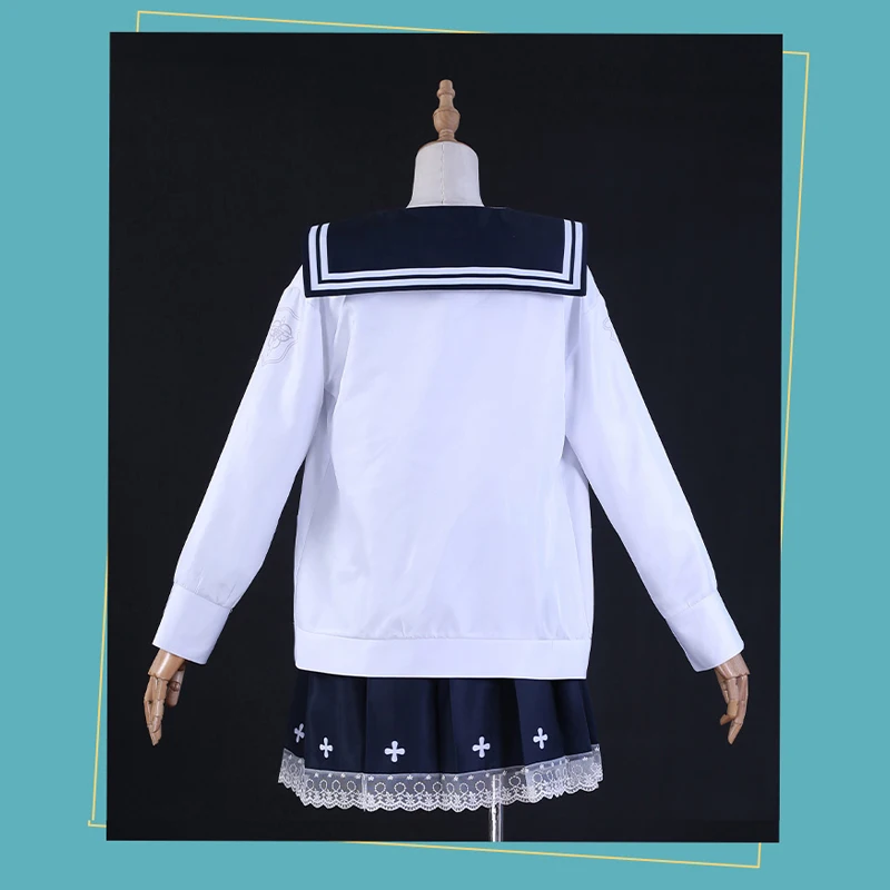 New Costume Hi Ayumi Cosplay Game Blue Archive Summer Sea Breeze Cute Sailor Uniform Skirt Party Female suit A