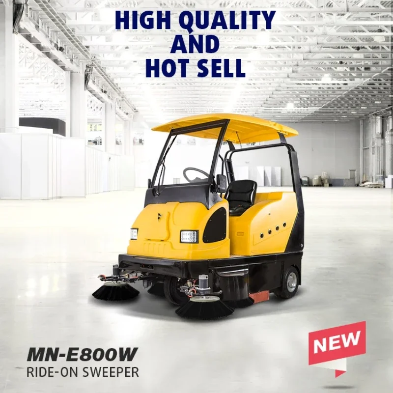 Hot Sale Municipal Cleaning Floor Sweepers Machine Color Customized Yellow and Grey City Street Cleaning Machine for Mexico