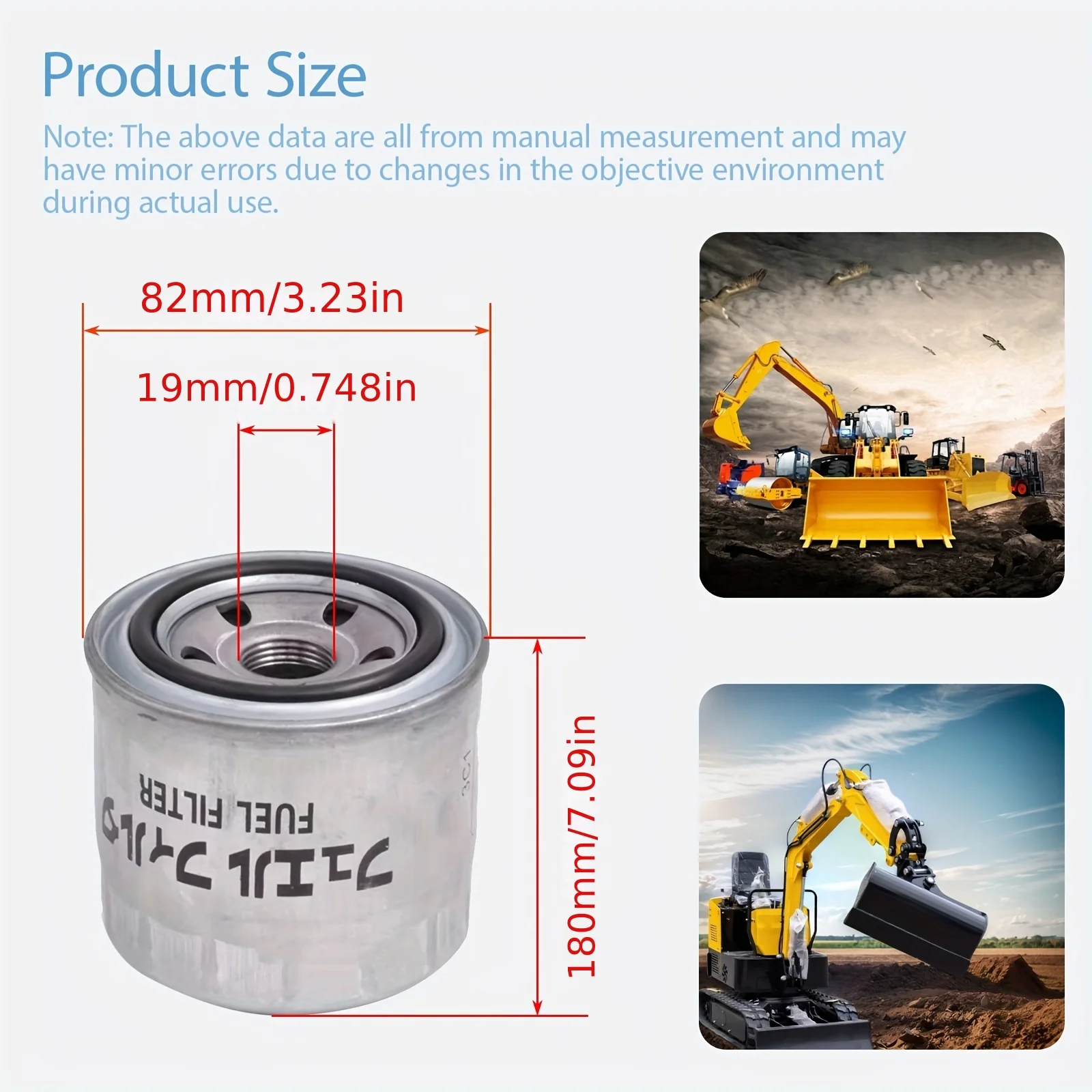 Kubota air filter, suitable for all kinds of small excavators, cars