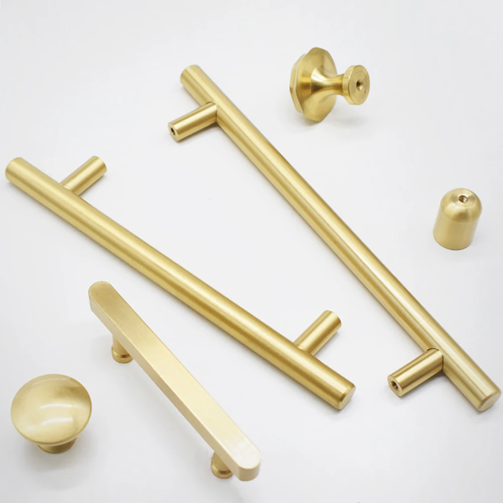 Dooroom Copper Furniture Handles Cone Simple European Chinese Cabinet Door Drawer Cupboard Wardrobe Dresser Shoe Box Pulls Knobs